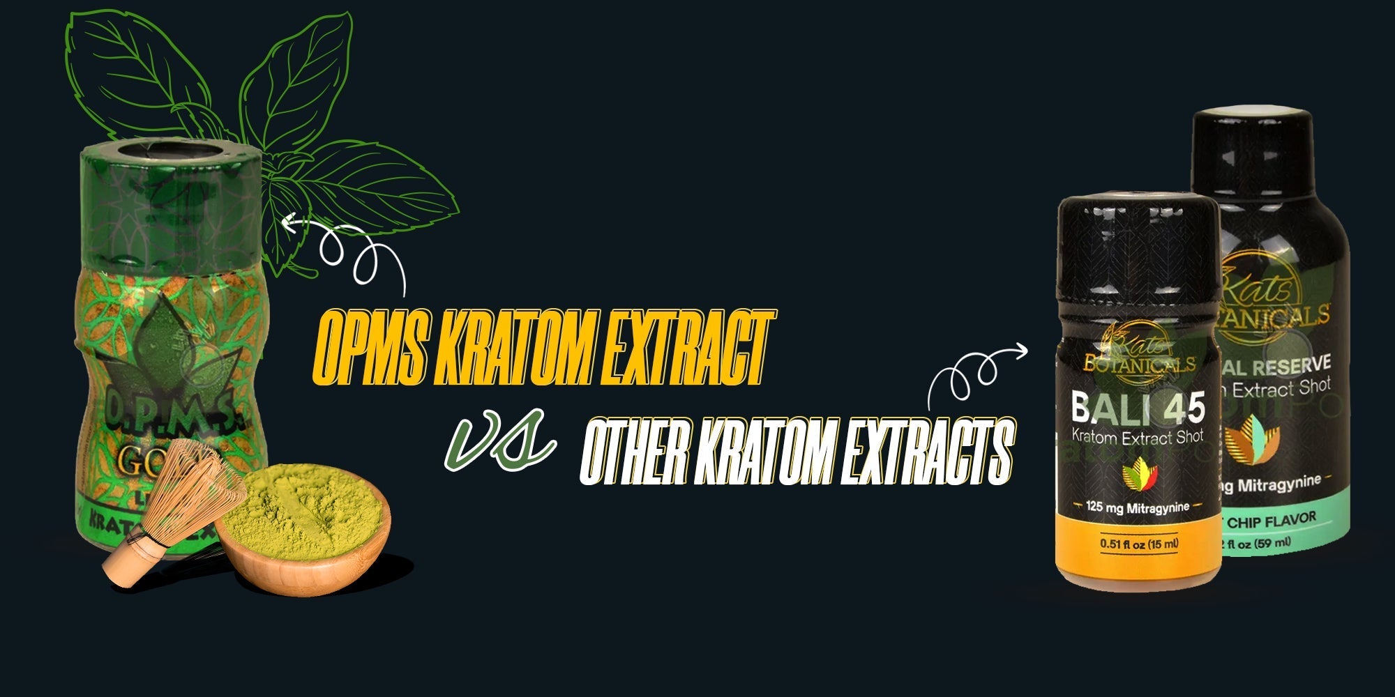 OPMS Kratom Extract vs. Other Kratom Extracts: What’s the Difference?