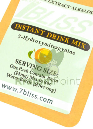 7 Bliss Instant Drink Mix 10 Grams Orange