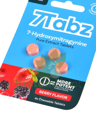 7Tabz Hydroxymitragynine Kratom Berry Flavor Tablets 4 Count Hydroxy