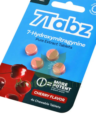 7Tabz Hydroxymitragynine Kratom Cherry Flavor Tablets 4 Count Hydroxy