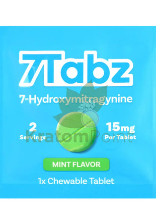 7 Tabz Hydroxymitragynine Kratom Tablets Mint Flavor 1 Count