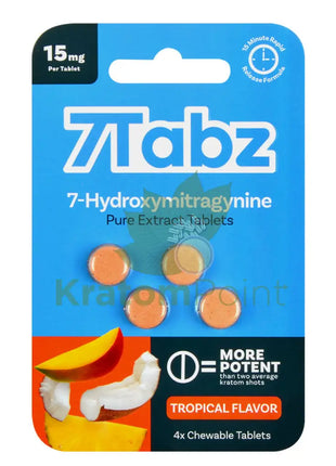 7Tabz Hydroxymitragynine Kratom Tropical Flavor Tablets 4 Count Hydroxy