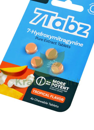 7Tabz Hydroxymitragynine Kratom Tropical Flavor Tablets 4 Count Hydroxy