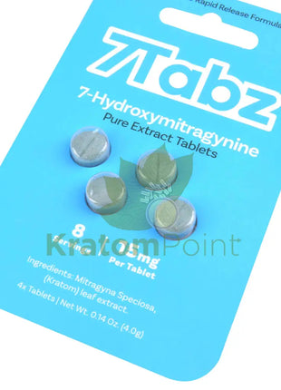 7 Tabz Hydroxymitragynine Kratom Tablets 4 Count