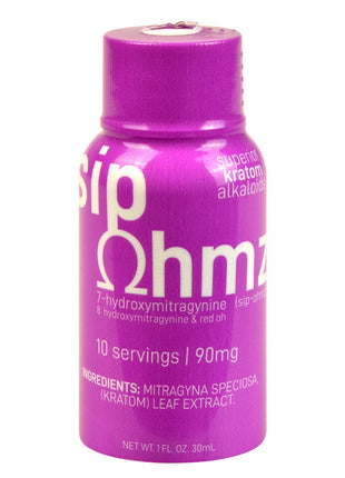 Eat Ohmz Sip, 7OH + 8-Oh + Red OH, Purple Extract Shot, 30ml