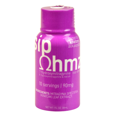 Eat Ohmz Sip, 7OH + 8-Oh + Red OH, Purple Extract Shot, 30ml