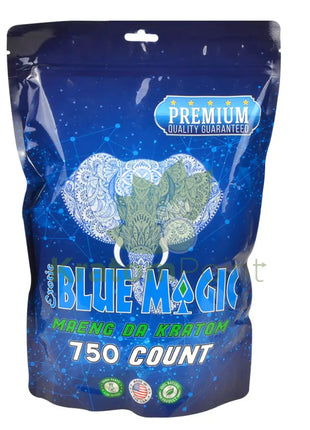 Blue Magic Maeng Da Kratom Capsules 750 Count Vitamins & Supplements