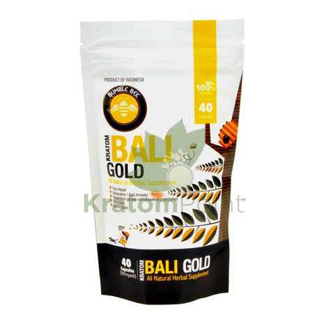 Bumble Bee Bali Gold Kratom 40ct