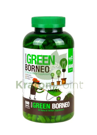 Bumble Bee Green Borneo 500 count kratom pills