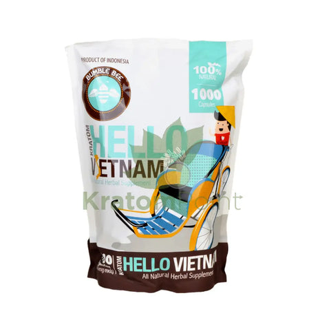 Bumble Bee Hello Vietnam Kratom Capsules 1000 Count Bumble Bee