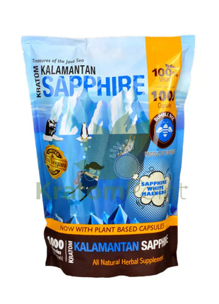 Bumble Bee Kalamantan Sapphire Kratom Capsules 1000 Count Bumble Bee