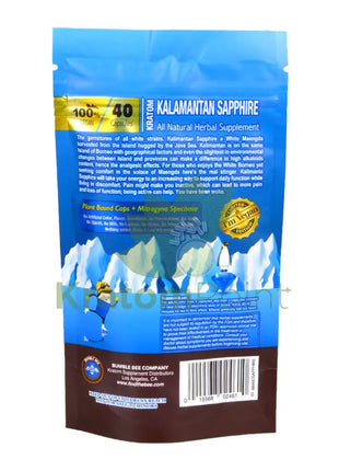 Bumble Bee Kalamantan Sapphire 40ct Kratom-back