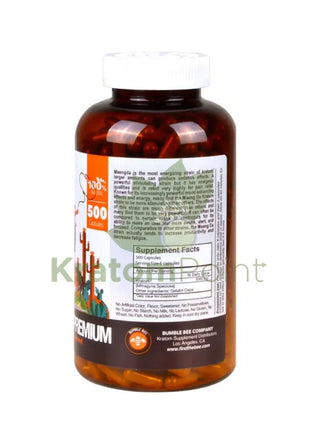 Bumble Bee Maeng Da 500 count kratom pills-facts