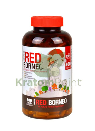 Bumble Bee Red Borneo 500 count kratom pills