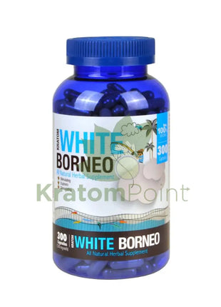 Bumble Bee White Borneo 300 count kratom pills