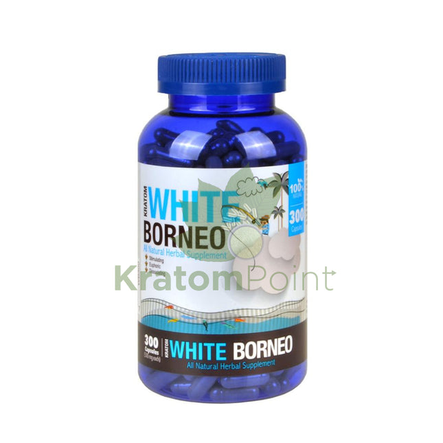 Bumble Bee White Borneo 300 count kratom pills