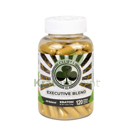 Club 13 Kratom Executive Blend Capsules 120 Count