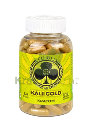 Club 13 Kratom Kali Gold Capsules 120 Count