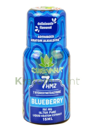 Curevana 7Hmz Kratom Extract Shots Blueberry 15Ml