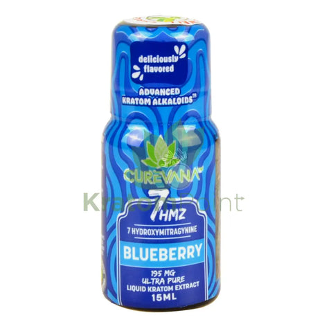 Curevana 7Hmz Kratom Extract Shots Blueberry 15Ml