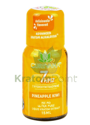 Curevana 7Hmz Kratom Extract Shots Pineapple Kiwi 15Ml