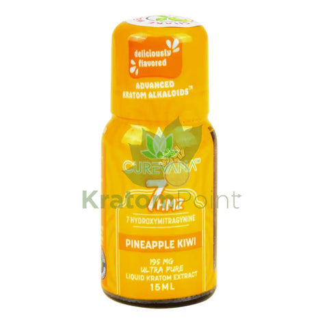 Curevana 7Hmz Kratom Extract Shots Pineapple Kiwi 15Ml