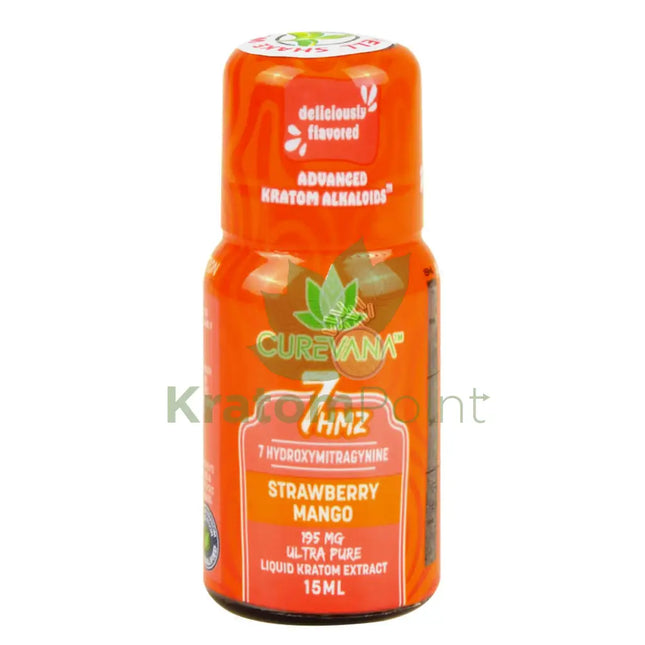 Curevana 7Hmz Kratom Extract Shots Strawberry Mango 15Ml