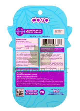 Dozo Perks 7-OH MAXIMUM STRENGTH Mellow Blend Chill Berry Tablets 4ct Hydroxy