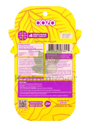 Dozo Perks 7-OH MAXIMUM STRENGTH Party Blend Wild Mango Tablets 4ct Hydroxy