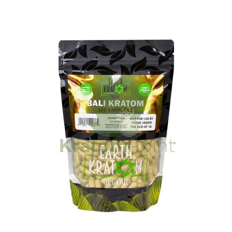 Earth Kratom Bali Capsules 300 Count