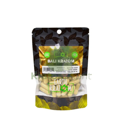 Earth Kratom Bali Capsules 65 Count