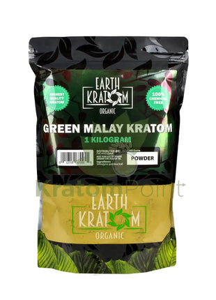 Earth Kratom Green Malay 1 Kg Powder