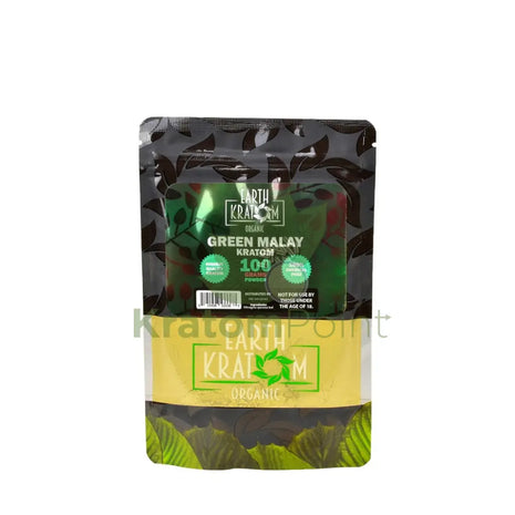 Earth Kratom Green Malay 100 Grams Powder