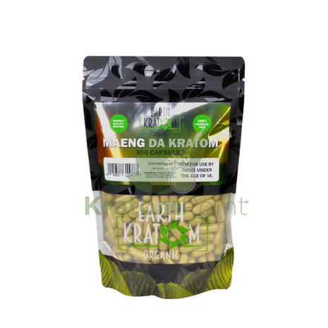 Earth Kratom Maeng Da Capsules 300 Count