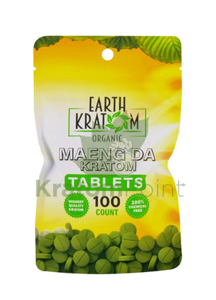 Earth Kratom Maeng Da Kratom Tablets, 100 count