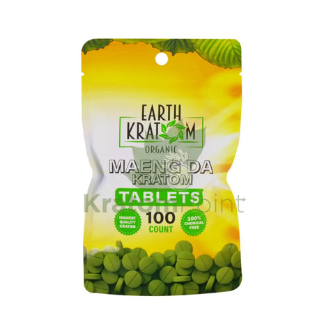 Earth Kratom Maeng Da Kratom Tablets, 100 count