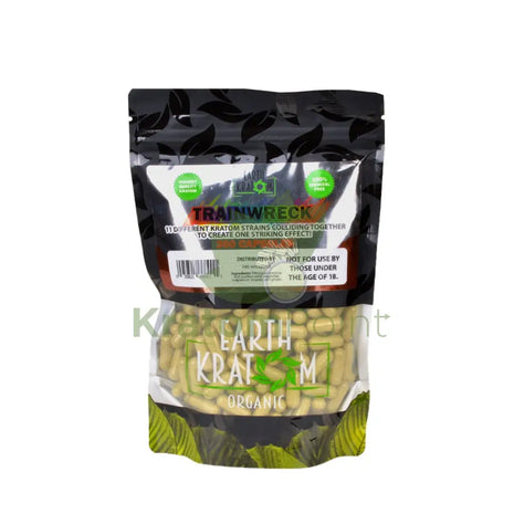 Earth Kratom Trainwreck Capsules 300 Count