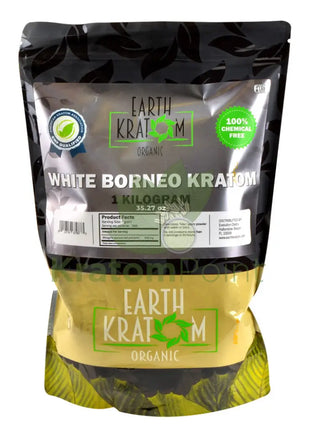 Earth Kratom White Borneo 1Kg Powder