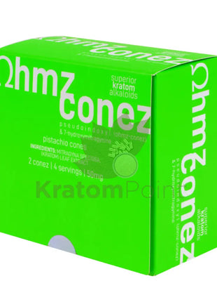 Eat Ohmz 7-Hydroxymitragynine + Pseudo Pistachio Conez 50Mg 2 Count Hydroxy