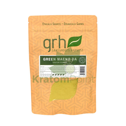GrassRoots Harvest Kratom Green Maeng Da, 100g Powder