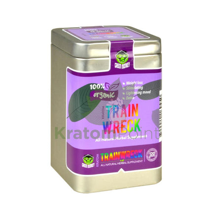 Green Monkey Trainwreck Kratom powder, 120 grams