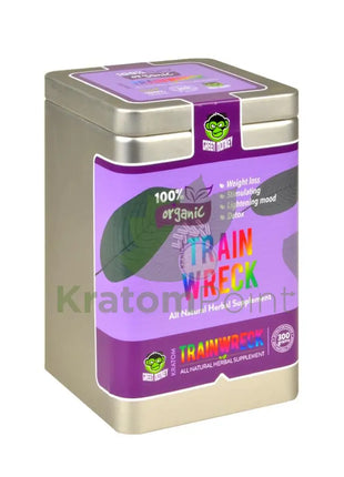 Green Monkey Trainwreck Kratom powder, 300 grams