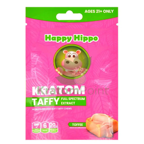 Happy Hippo Full Spectrum Toffee Taffy 6 Pieces