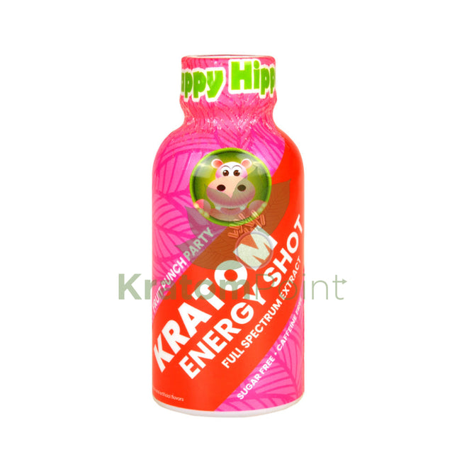 Happy Hippo Kratom Energy Shot Fruit Punch Party