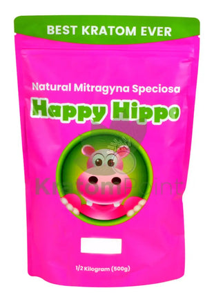 Happy Hippo Kratom Powder Green Maeng Da 500 Grams