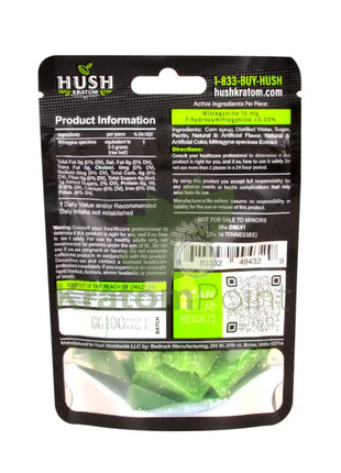 Hush Kratom Gummies Tropical Passion 1 Pouch