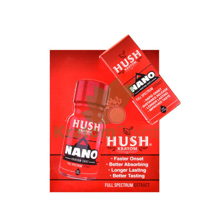 Hush Kratom Nano Shot 10Ml 1 Bottle