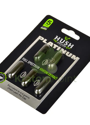 Hush Kratom Platinum Extract Capsules, 5 count