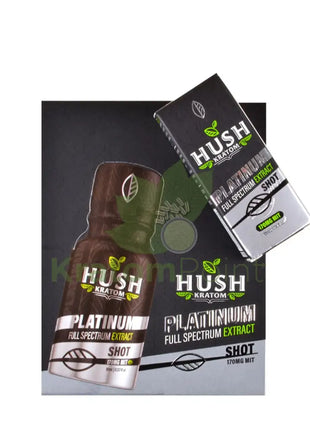 Hush Kratom Platinum Shot 10Ml 1 Bottle