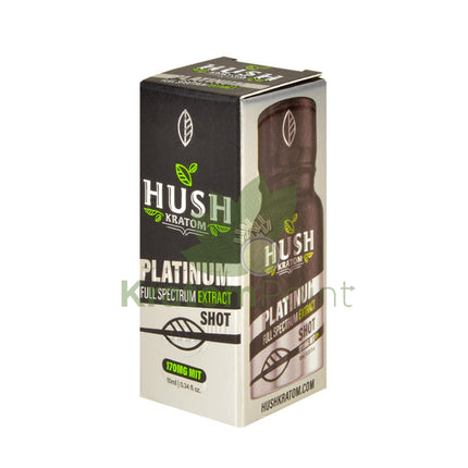 Hush Kratom Platinum Shot 10Ml 1 Bottle